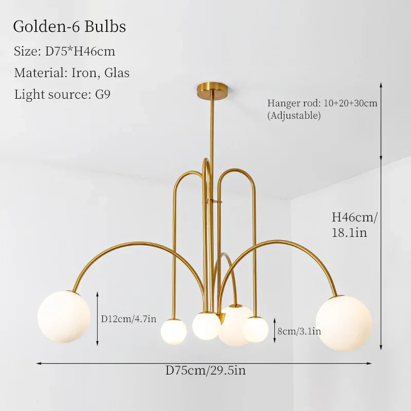 suspension led style italien pour décoration moderne et élégante