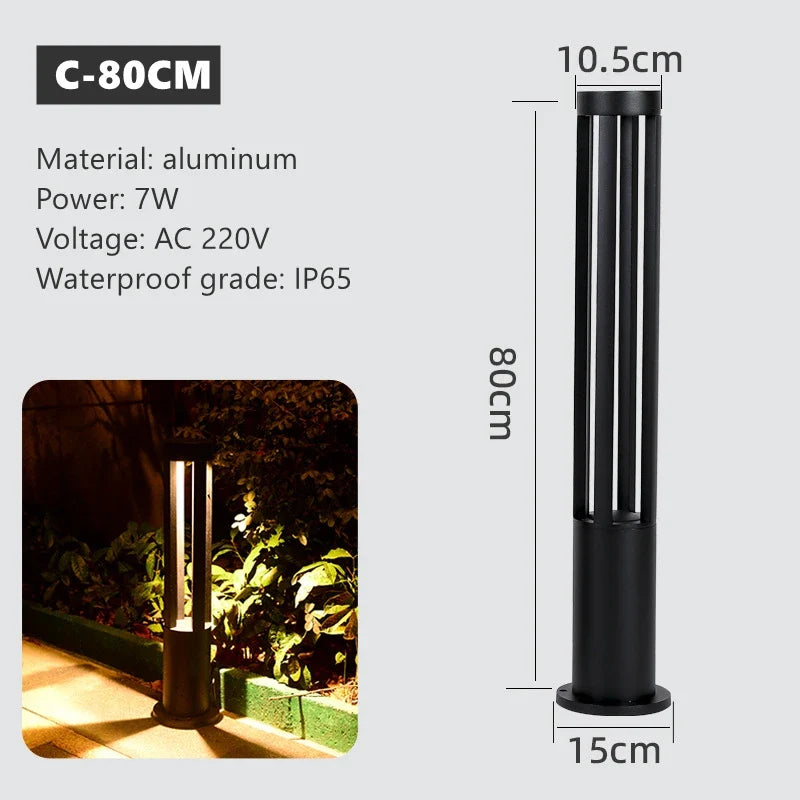lampe led extérieure simple pour éclairage de jardin et paysage