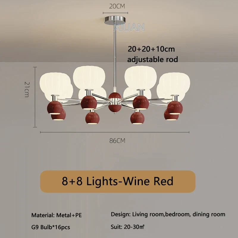 lustre led moderne haut bas éclairage intérieur suspendu