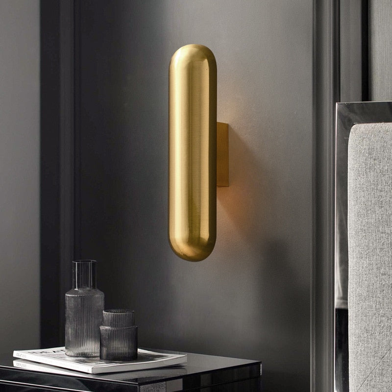Applique murale design LED cylindrique Mia