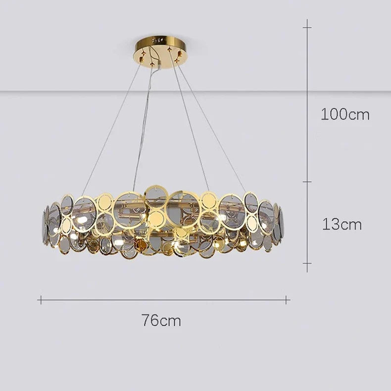 lustre moderne led de luxe pour éclairage intérieur