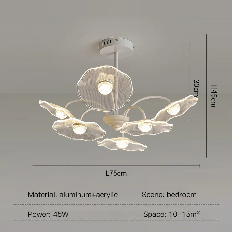 Lustre de salon moderne blanc décor à la maison Led lampe suspendue de plafond pour hall chambre Loft salle à manger cuisine luminaires