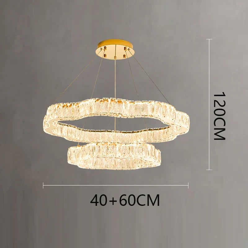 home decorationPendant lights, luxury crystal living room chandelier, bedroom Pendant lamp, ceiling light, indoor lighting