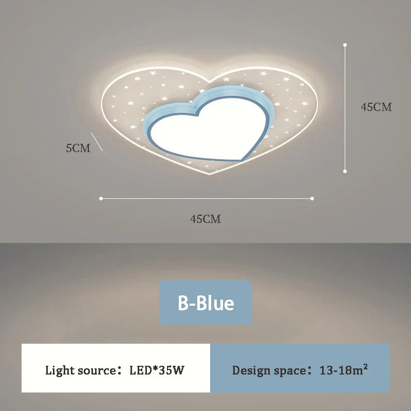 plafonnier ciel étoilé pour chambre d'enfant décoration nordique chaleureuse