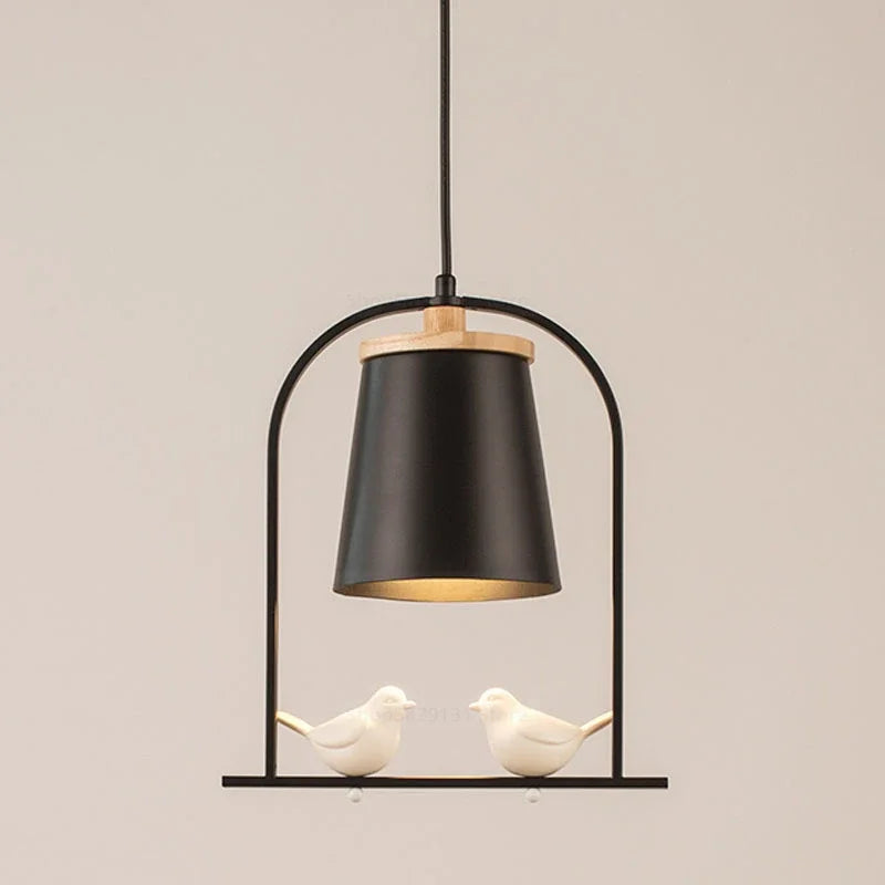 applique murale moderne led en forme d'oiseaux pour décoration