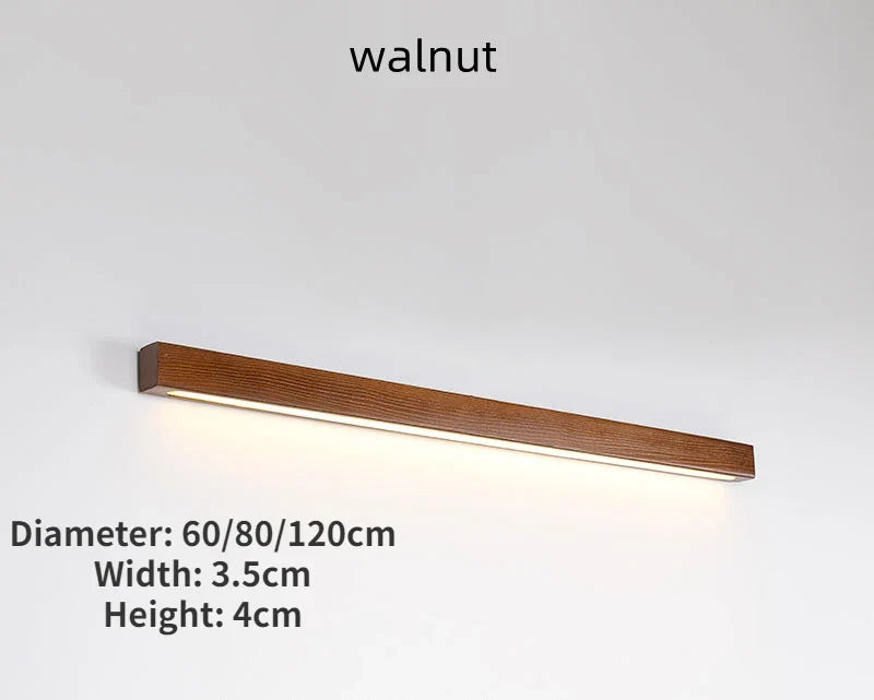 applique murale en bois massif design moderne pour intérieur élégant