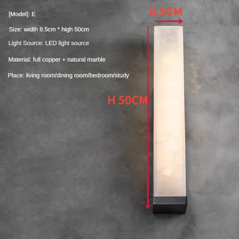 applique murale led en cuivre design créatif et personnalisable