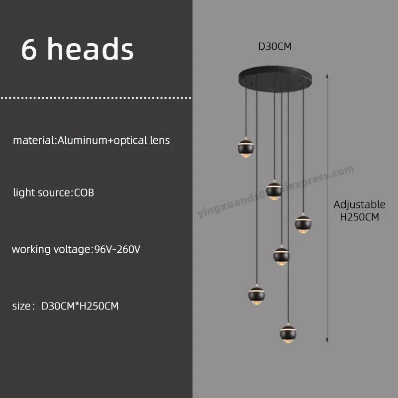 lustre à boules modèle 2022 luminaire suspendu design moderne