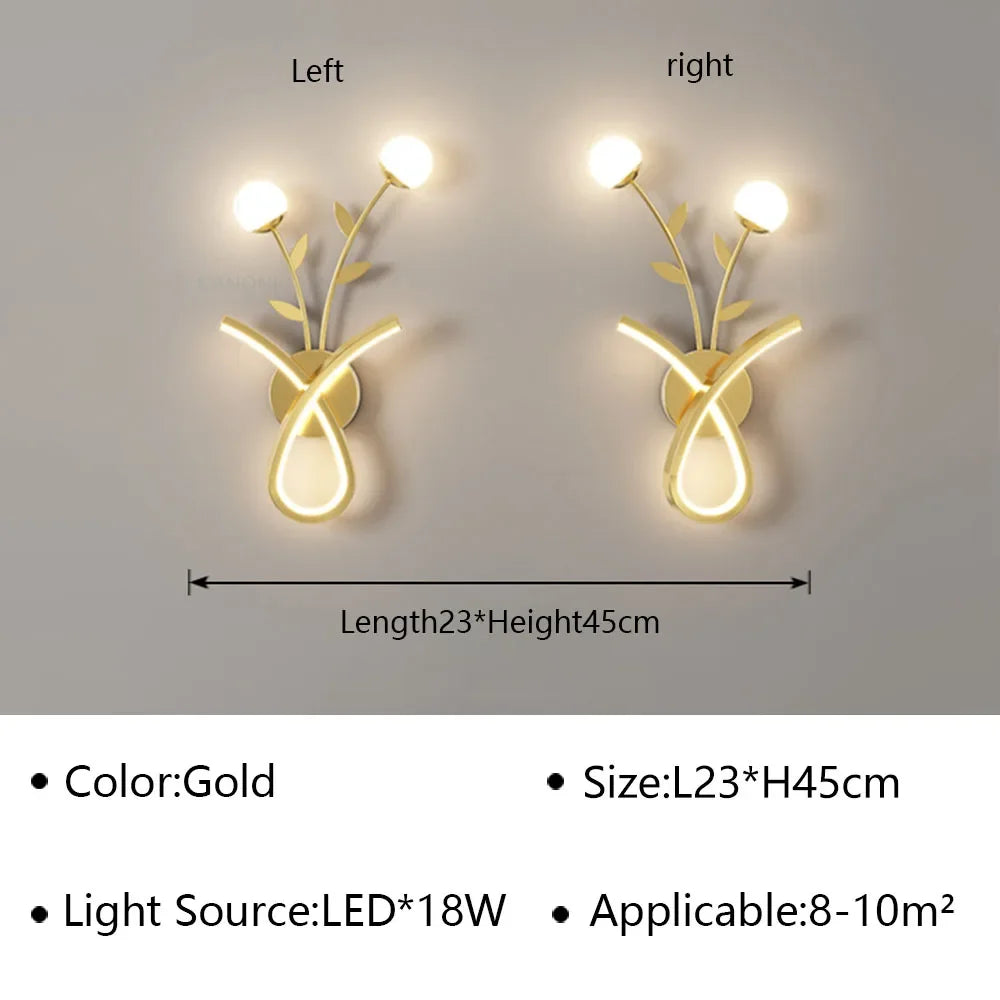 applique murale led moderne pour décoration intérieure élégante