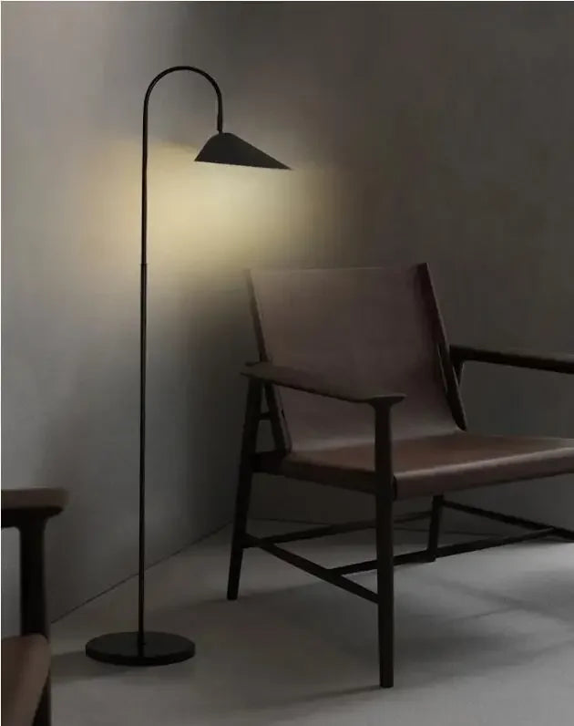 Nordic Minimalist Led Floor Lamp with Changeable Bulb for Living Dining Room Tables Stand Lighting Luminaires