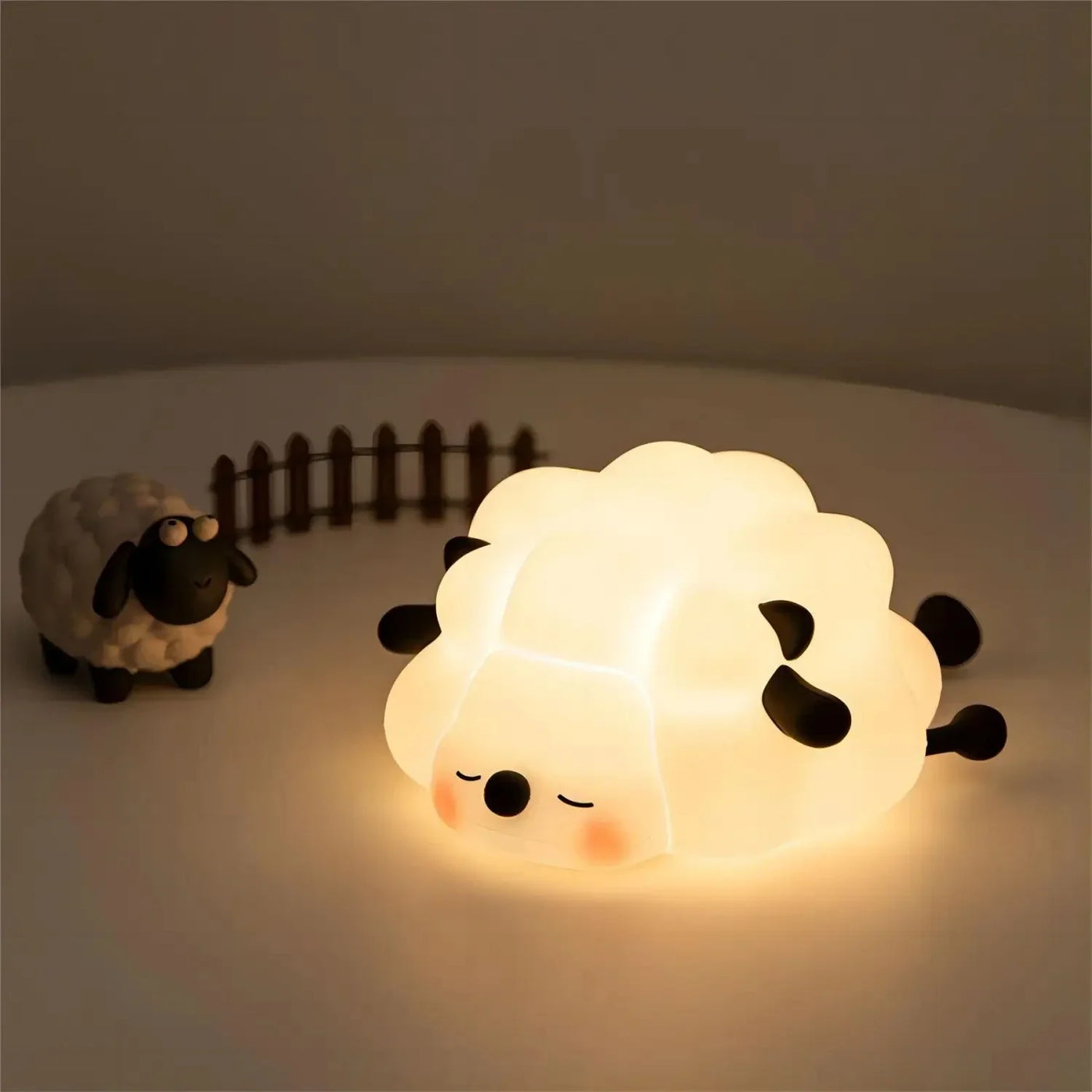 veilleuse led rechargeable usb en silicone animaux de bande dessinée