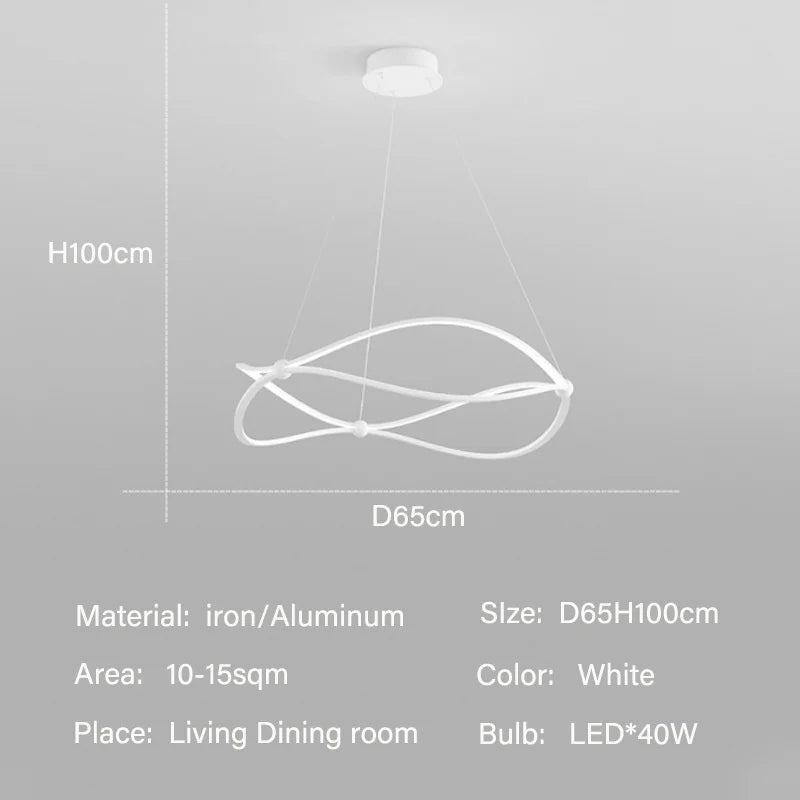 suspension design moderne pour un éclairage intérieur élégant