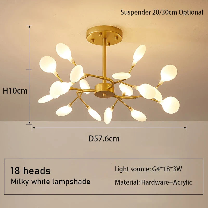 lustre moderne simple design créatif pour décoration intérieure