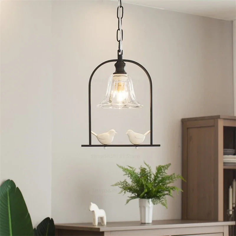 applique murale moderne led en forme d'oiseaux pour décoration