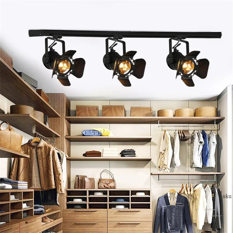 plafonnier led moderne style industriel rétro pour bar et café