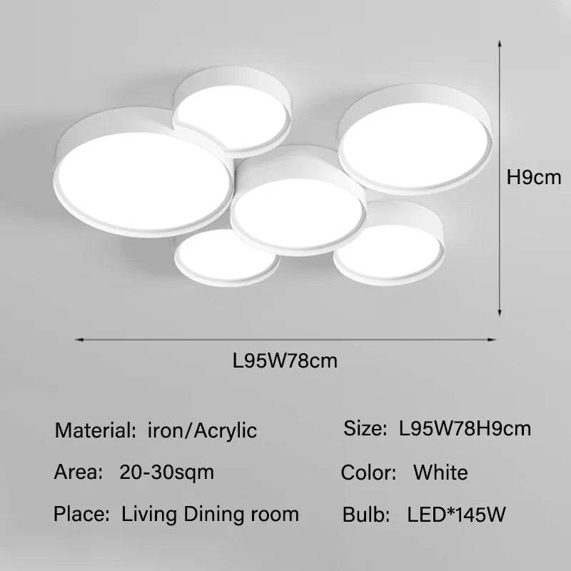 plafonnier led moderne pour un intérieur élégant et lumineux