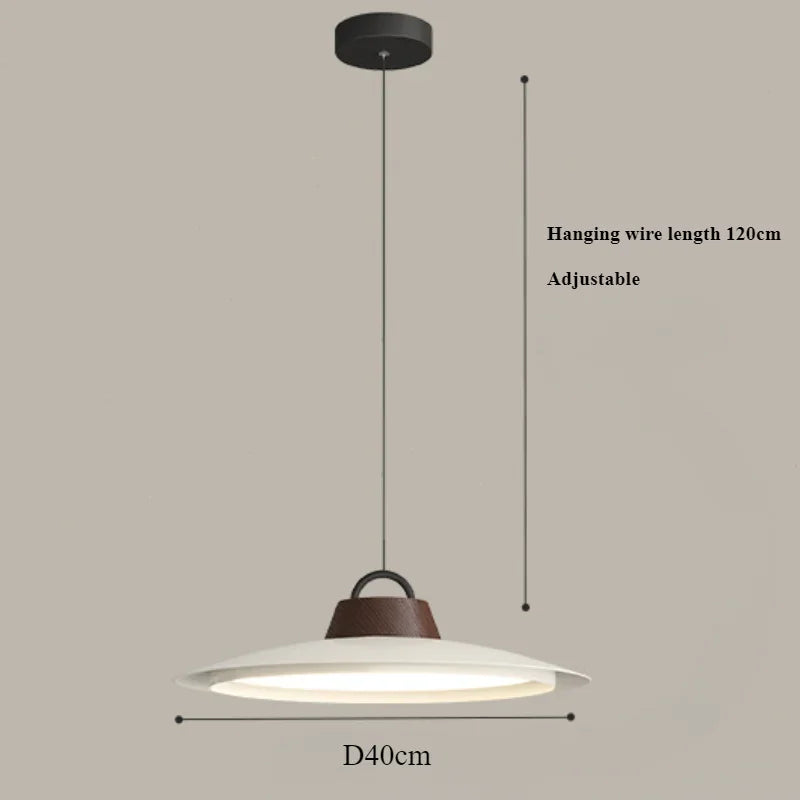 suspension design en forme de chapeau de pêcheur pour intérieur moderne