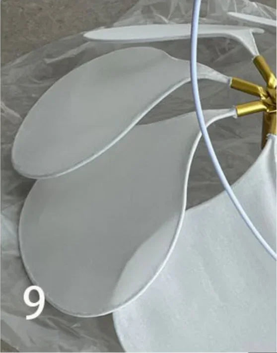 suspension led en tissu nordique décoratif d'intérieur