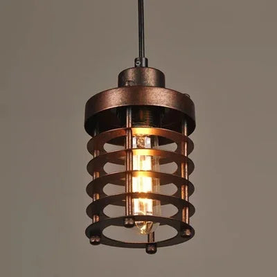 suspension vintage style industriel nordique en fer