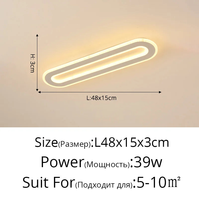 lustre nordique led simple moderne créatif balcon