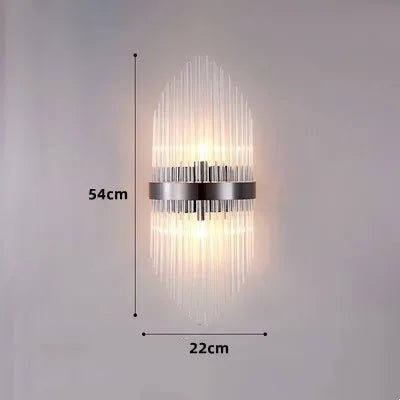 applique murale en cristal design pour éclairage moderne de la maison