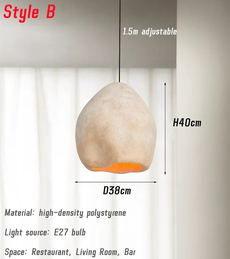 lustre moderne wabi sabi pour décoration intérieure et bar
