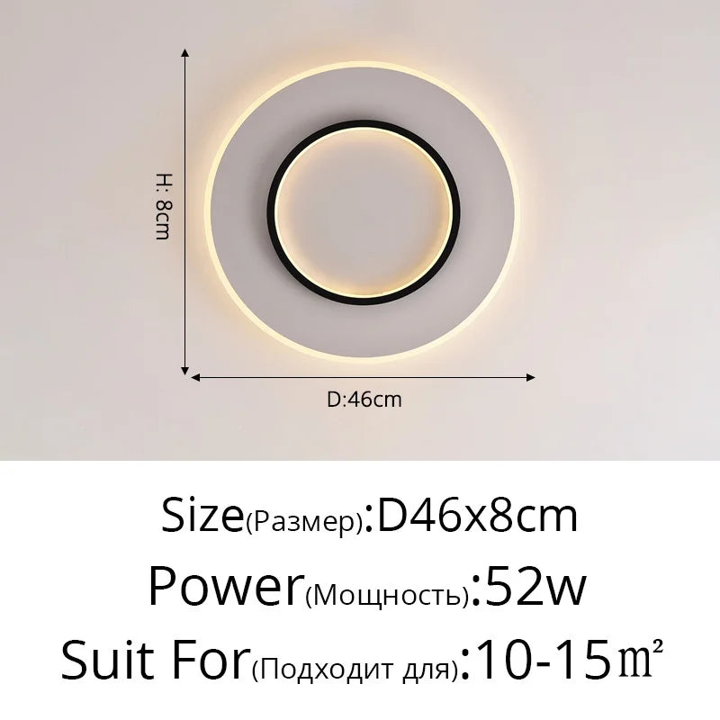 lustre nordique led simple moderne créatif balcon