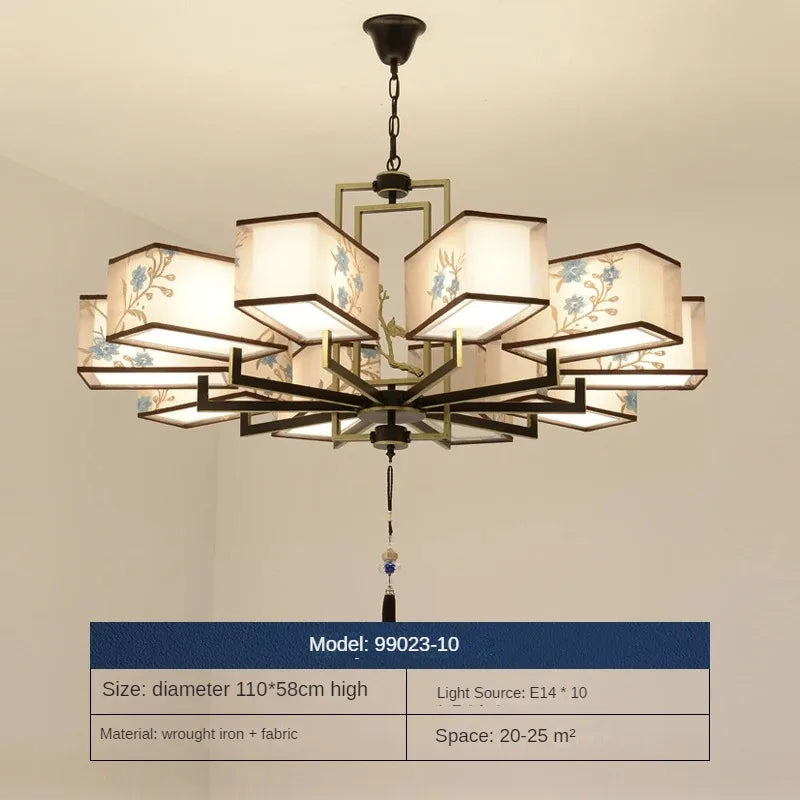 lustre chinois suspendu style moderne pour une ambiance simple
