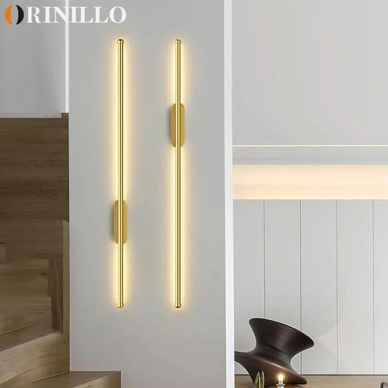 Applique murale led moderne à longue bande