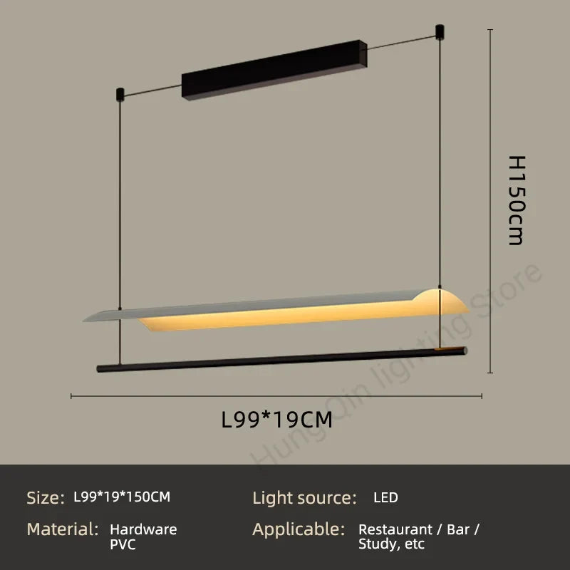 lustre suspendu minimaliste et élégant pour intérieur moderne