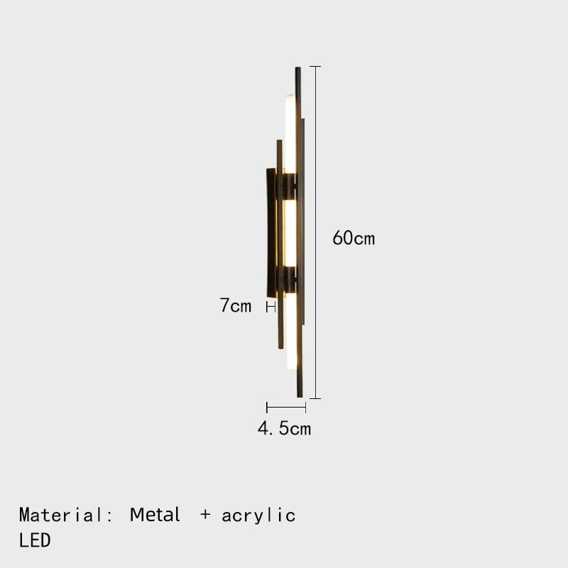applique murale led minimaliste style art déco