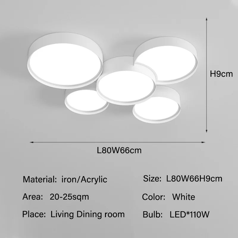 plafonnier led moderne pour un intérieur élégant et lumineux