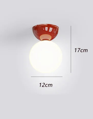 plafonnier dôme style bauhaus pour décoration intérieure élégante et simple