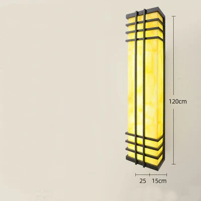 applique murale extérieure chinoise imperméable pour jardin décoratif