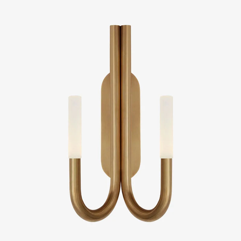 applique murale nordique double tête rétro décorative pour intérieur
