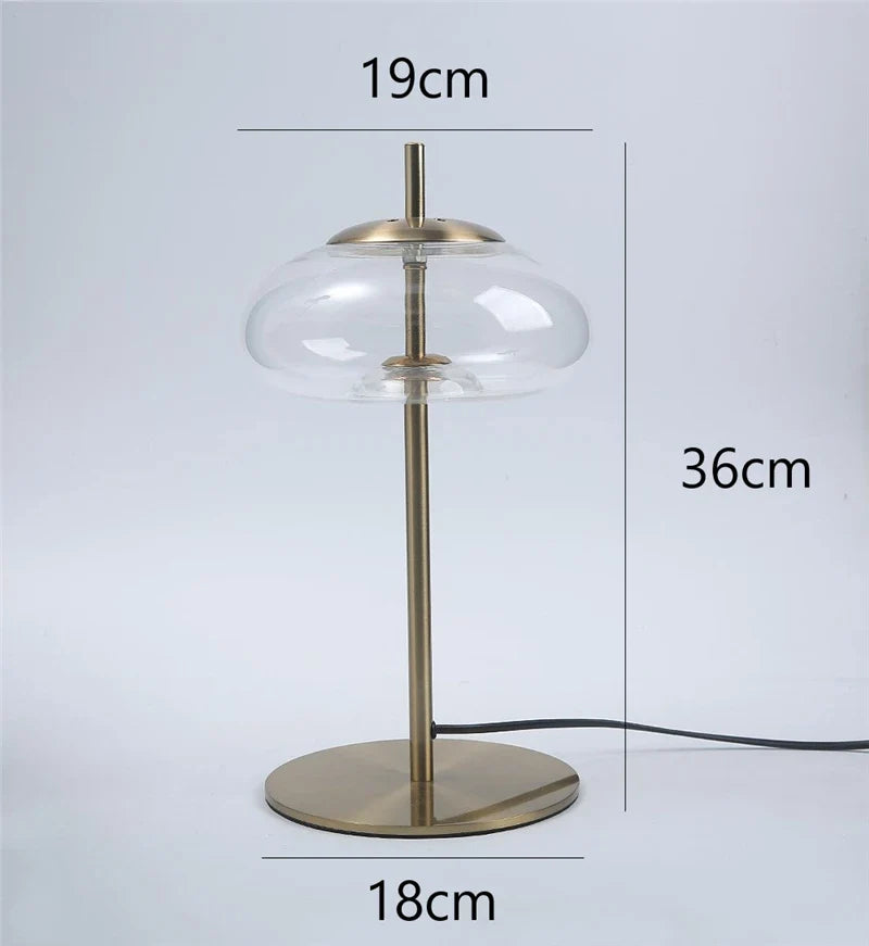 lampadaire minimaliste en verre design pour intérieur moderne