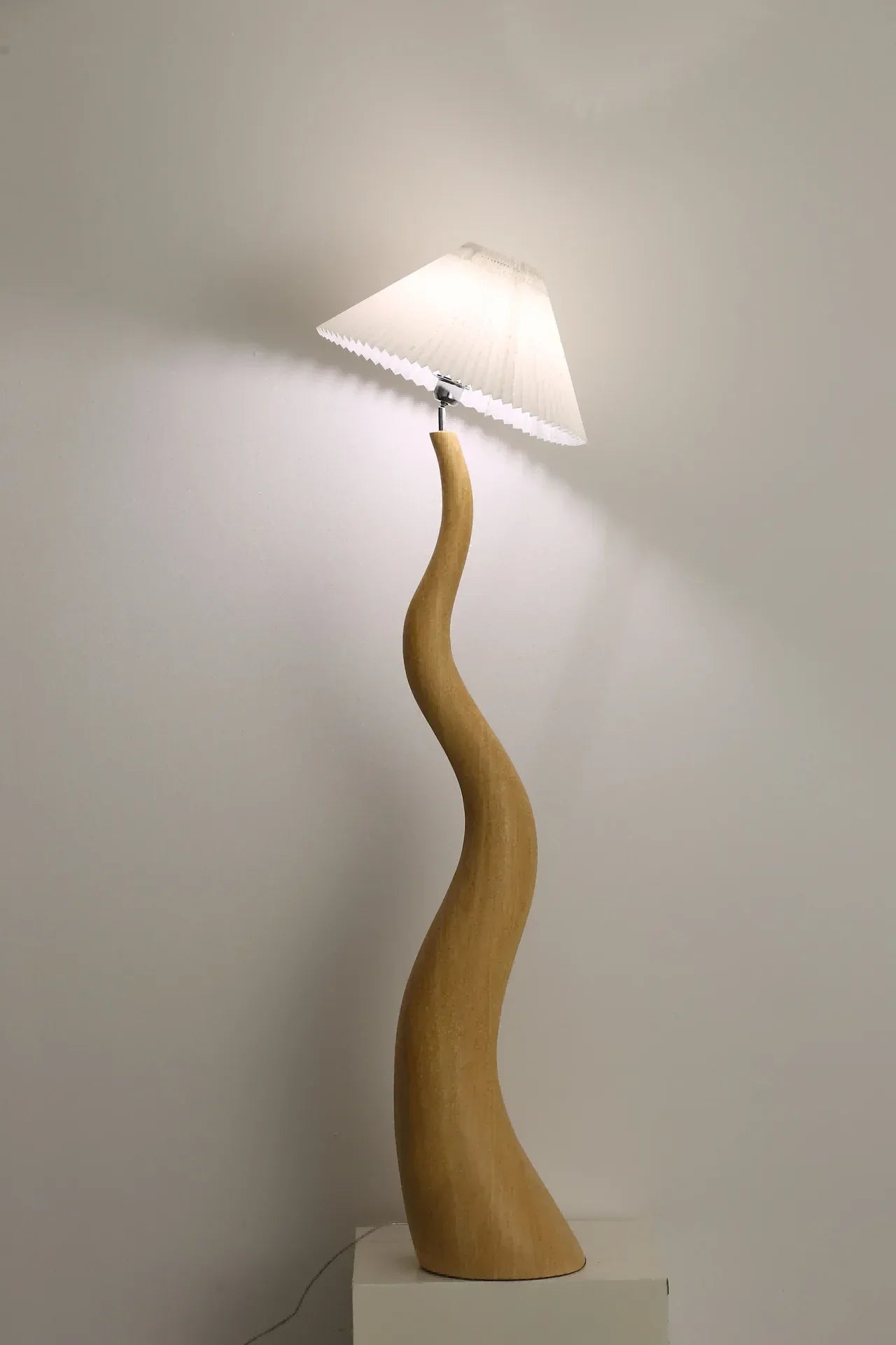 lampadaire courbé style nordique décoration haut de gamme champignon