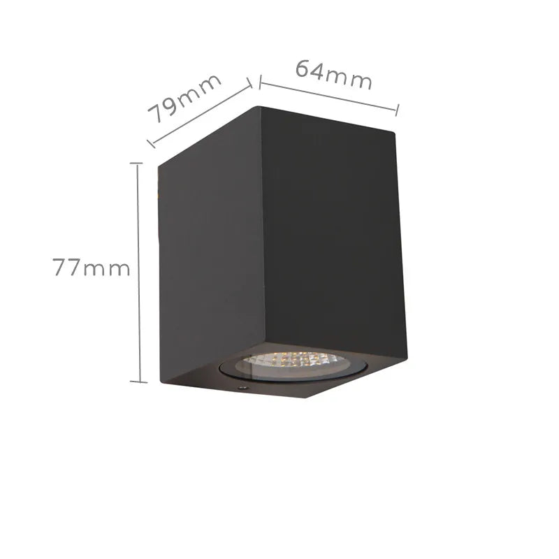 applique murale led extérieure étanche pliante pour cour jardin
