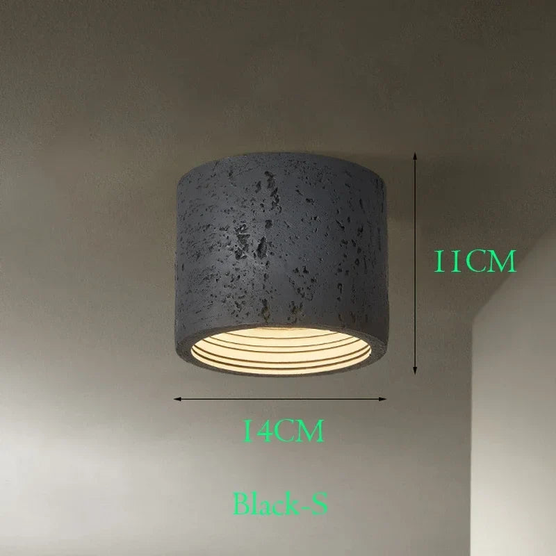 plafonnier led wabi-sabi style nordique pour décoration intérieure