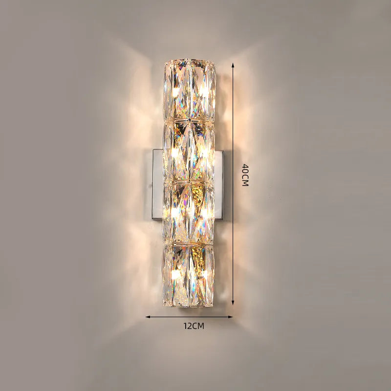 Applique murale luxe cristal villa haut gamme