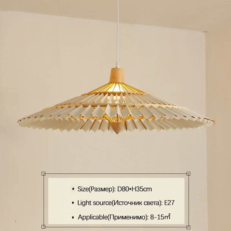 lustre en bambou tissé style chinois créatif pour éclairage décoratif