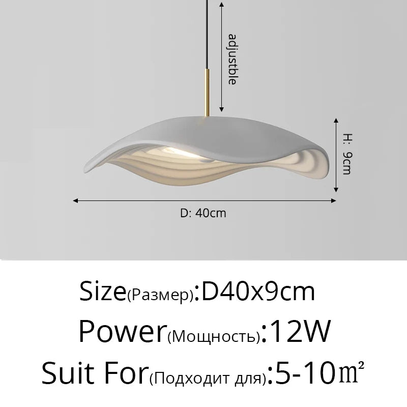lustre d'art moderne minimaliste wabi-sabi pour bar créatif