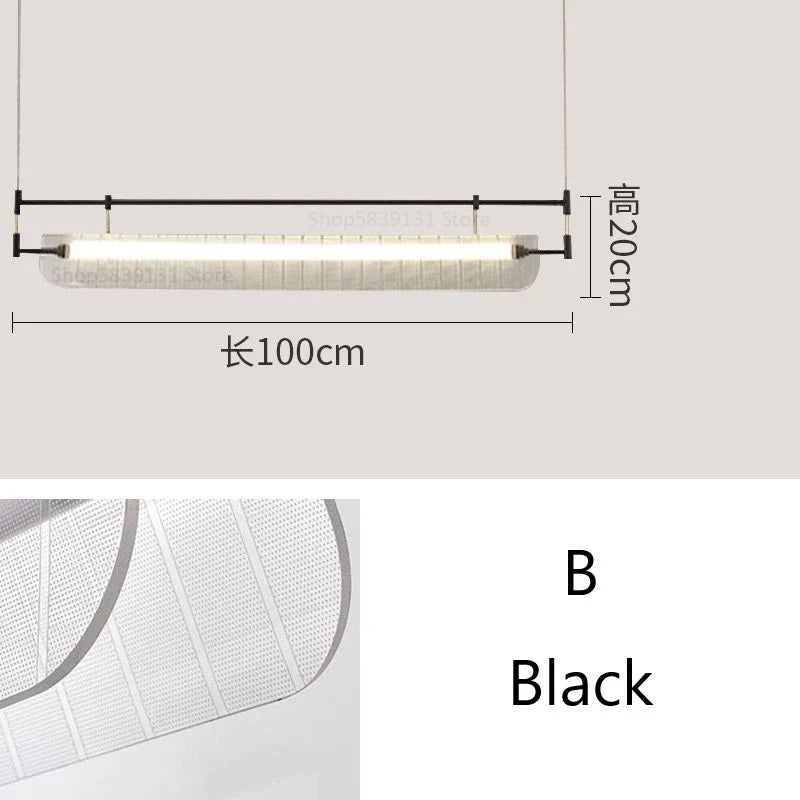 suspension minimalistes italiennes en acrylique led modernes