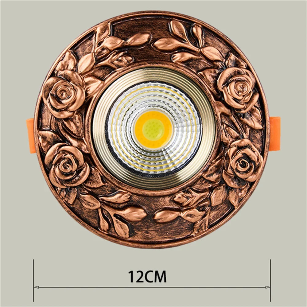 spot led encastrable rétro pour décoration style campagnard
