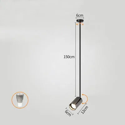 projecteur à perche pour magasin et salon de manucure