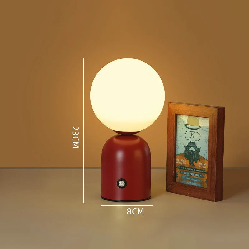 lampe de bureau led rechargeable pour éclairage décoration intérieure