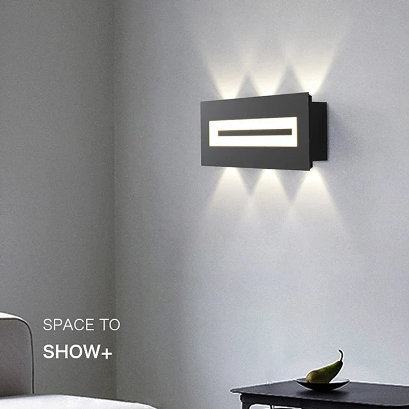 applique murale led double tête style nordique pour hôtel