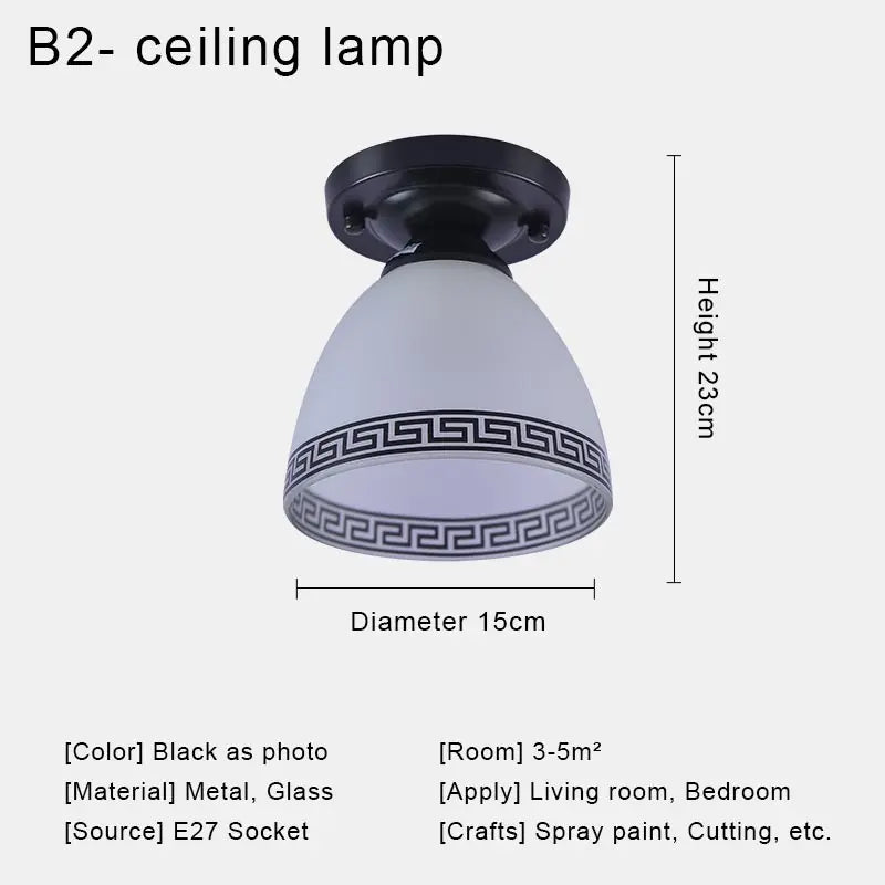 applique murale led rétro nordique moderne pour décoration intérieure
