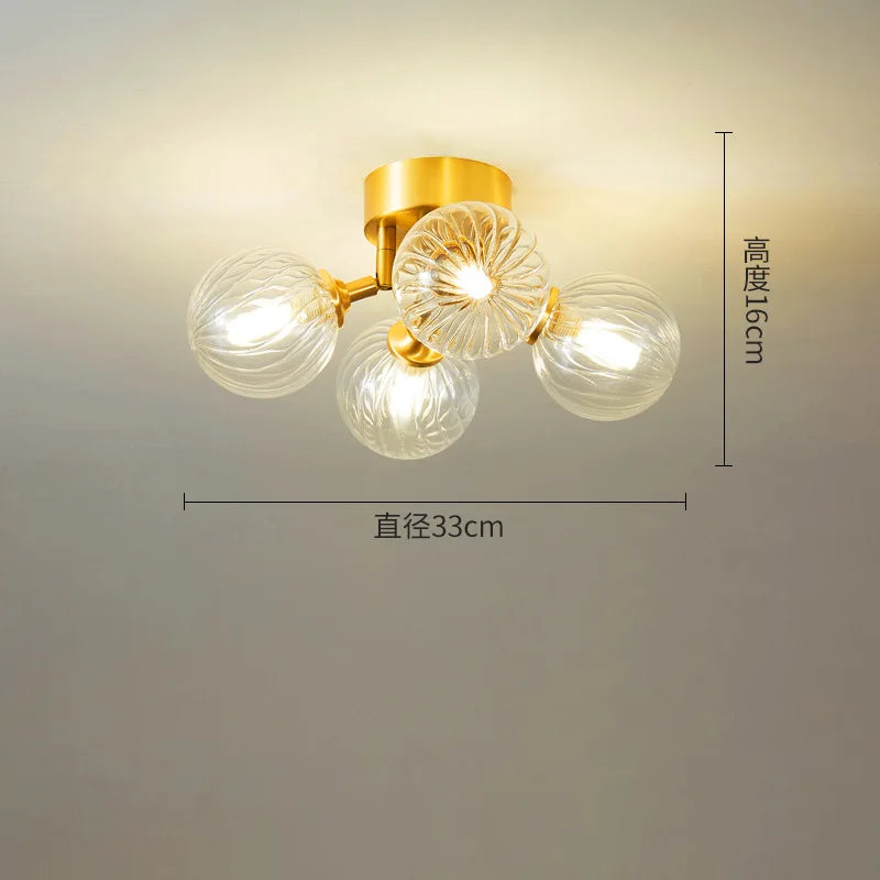 lustre moderne en forme de haricot magique pour décoration intérieure