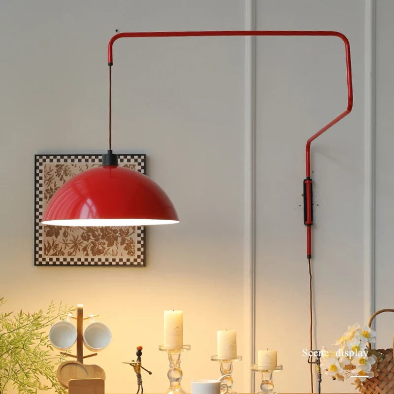 applique murale télescopique rotative et pliable sans câblage